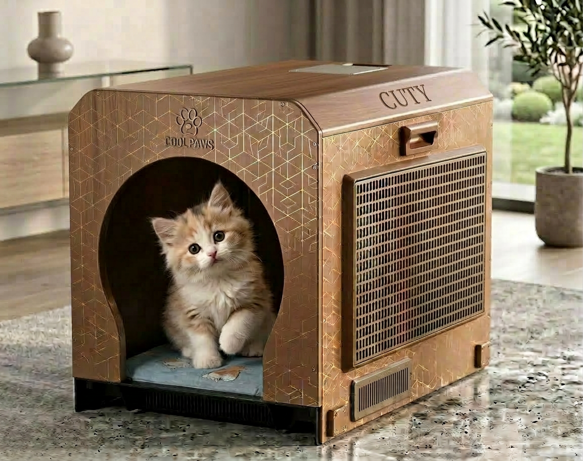 우드톤의 고양이집